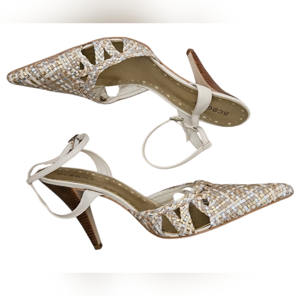 BCBGirls Pointed Toe Slingback Heels Women 10 - Picture 1 of 6